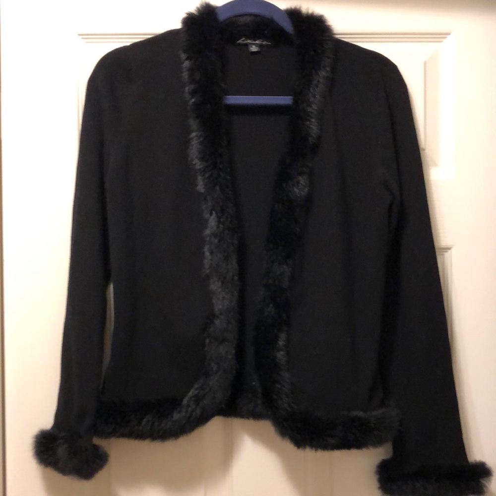 Lillie Ruben Fur lined sweater size medium